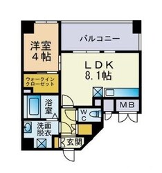 姪浜駅 徒歩4分 7階の物件間取画像